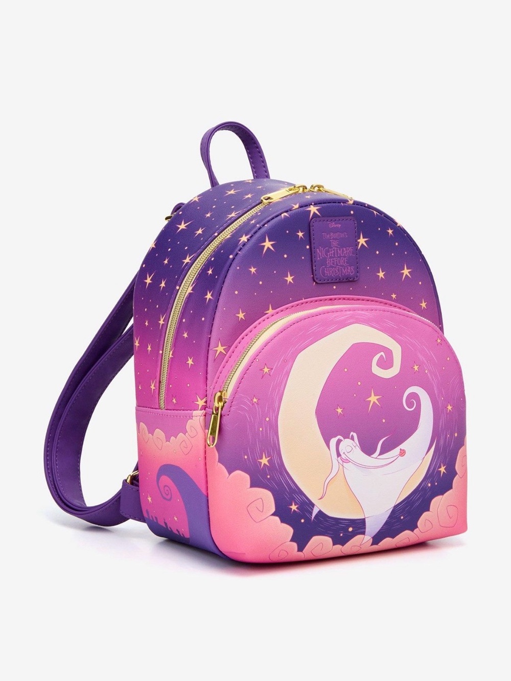 Loungefly Nightmare Before Christmas Zero & Moon Mini Backpack NBC Jack Sally - Picture 2 of 4
